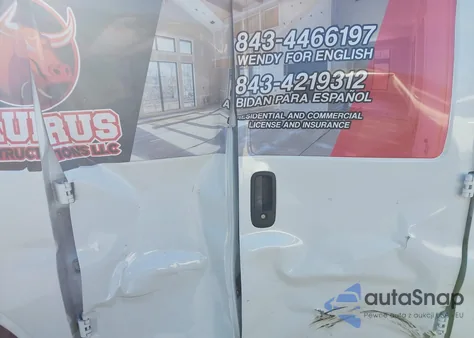 2021 Chevrolet Express Cargo Rwd 2500 Regular Wheelbase Wt from USA, damaged, VIN 1GCWGAFP7M1303261